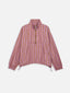 ortalionowa damska kurtka kangurka bawełniana w kratę florence blush cotton kangaroo women's jacket jacke baumwolljacke 