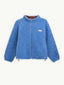 kurtka wełniana unisex adult ice blue niebieska bomberka merino wool jacket woll wolljacke jacke przód