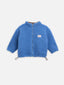 wełniana kurtka bomberka dziecięca niebieska ice blue wełna merino wool bomber jacket for children blue ice blue merino wool Kinder Woll Bomberjacke blau ice blue Merinowolle