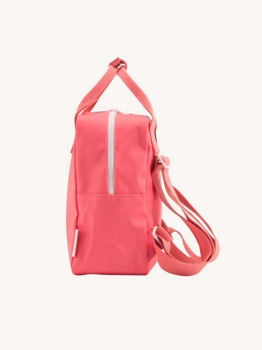 mały plecak dziecięcy kolorowy watermelon pink small backpack bok