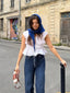 woolen headscarf - cobalt