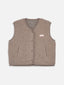 kamizelka wełniana merino unisex hazelnut przód bezrękawnik