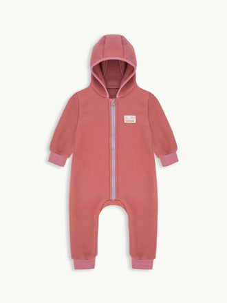 dziecięcy kombinezon wełniany cinnamon wełna merino wool jumpsuit overall przód