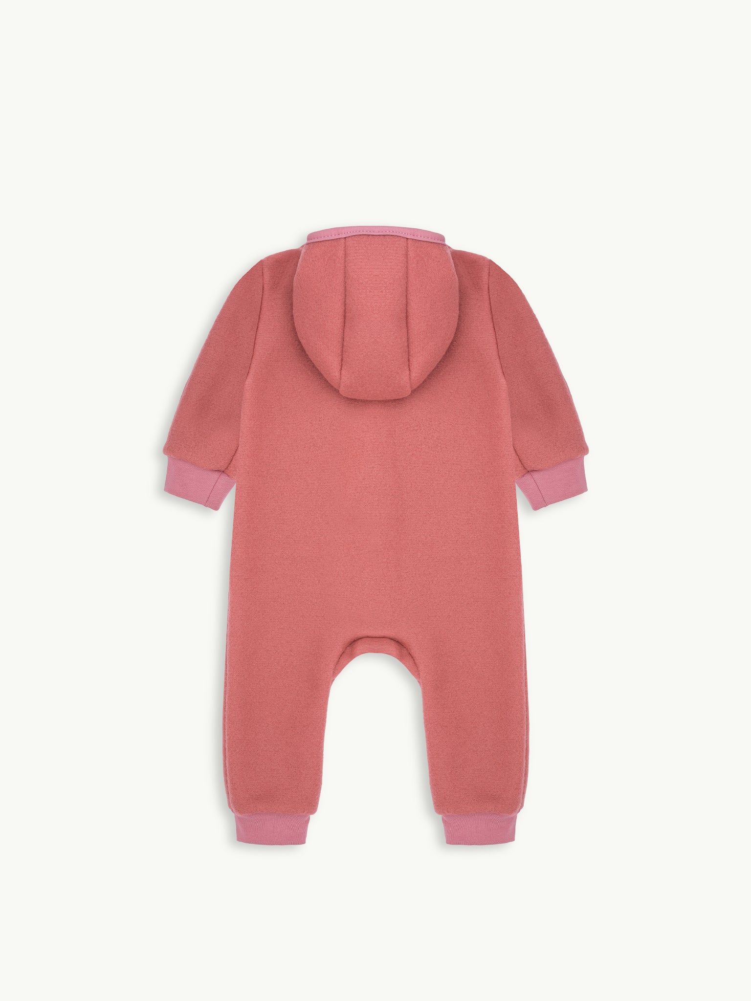 dziecięcy kombinezon wełniany cinnamon wełna merino wool jumpsuit overall tył