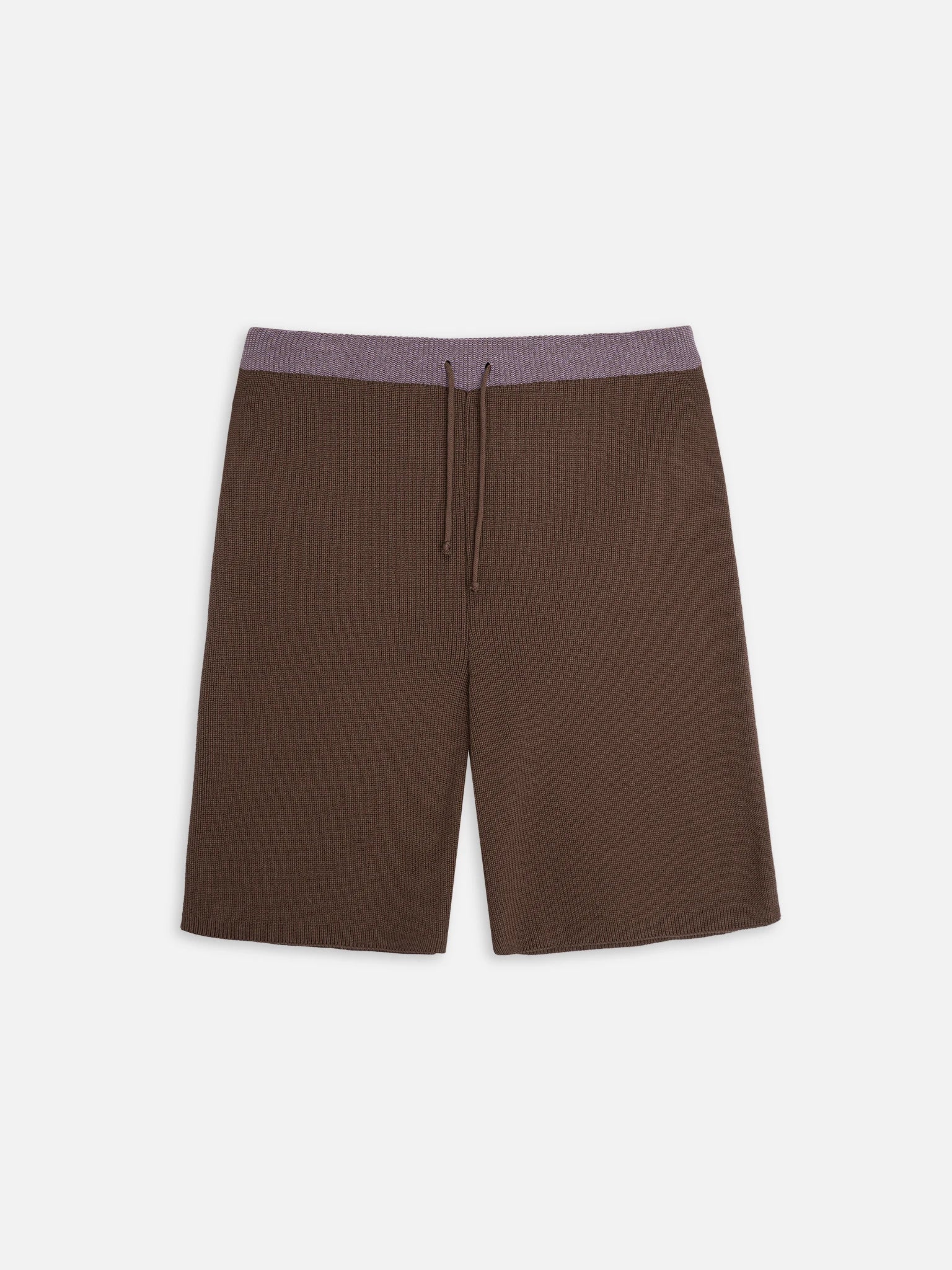 męskie bawełniane szorty spodenki brązowe  bawełna organiczna men's shorts organic cotton mocha bio baumwolle herren shorts przód