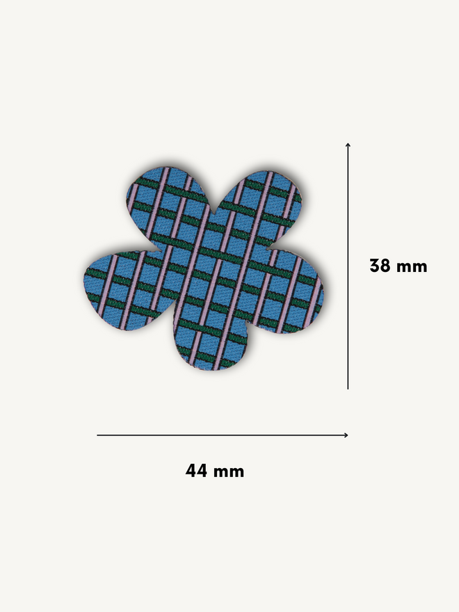 naprasowanka kwiatek iron patch on flower wymiary