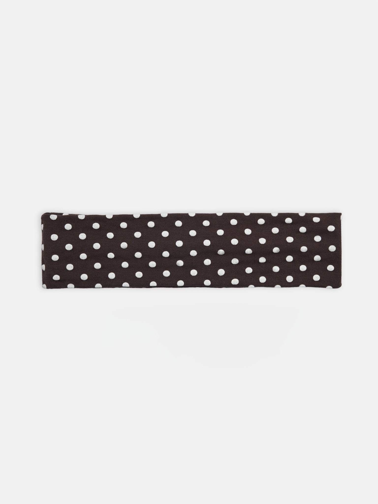 opaska na włosy brązowa w kropki choco dots hairband haarband