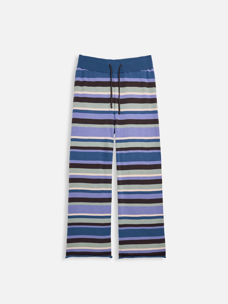spodnie damskie bawełna organiczna paski mint chocolate organic cotton trousers pants hose