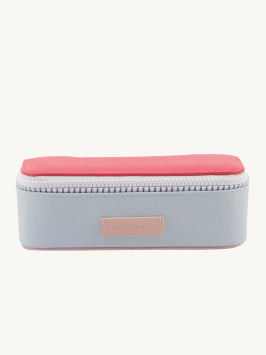 piórnik błekitny niebieski agatha blue pencil case przód