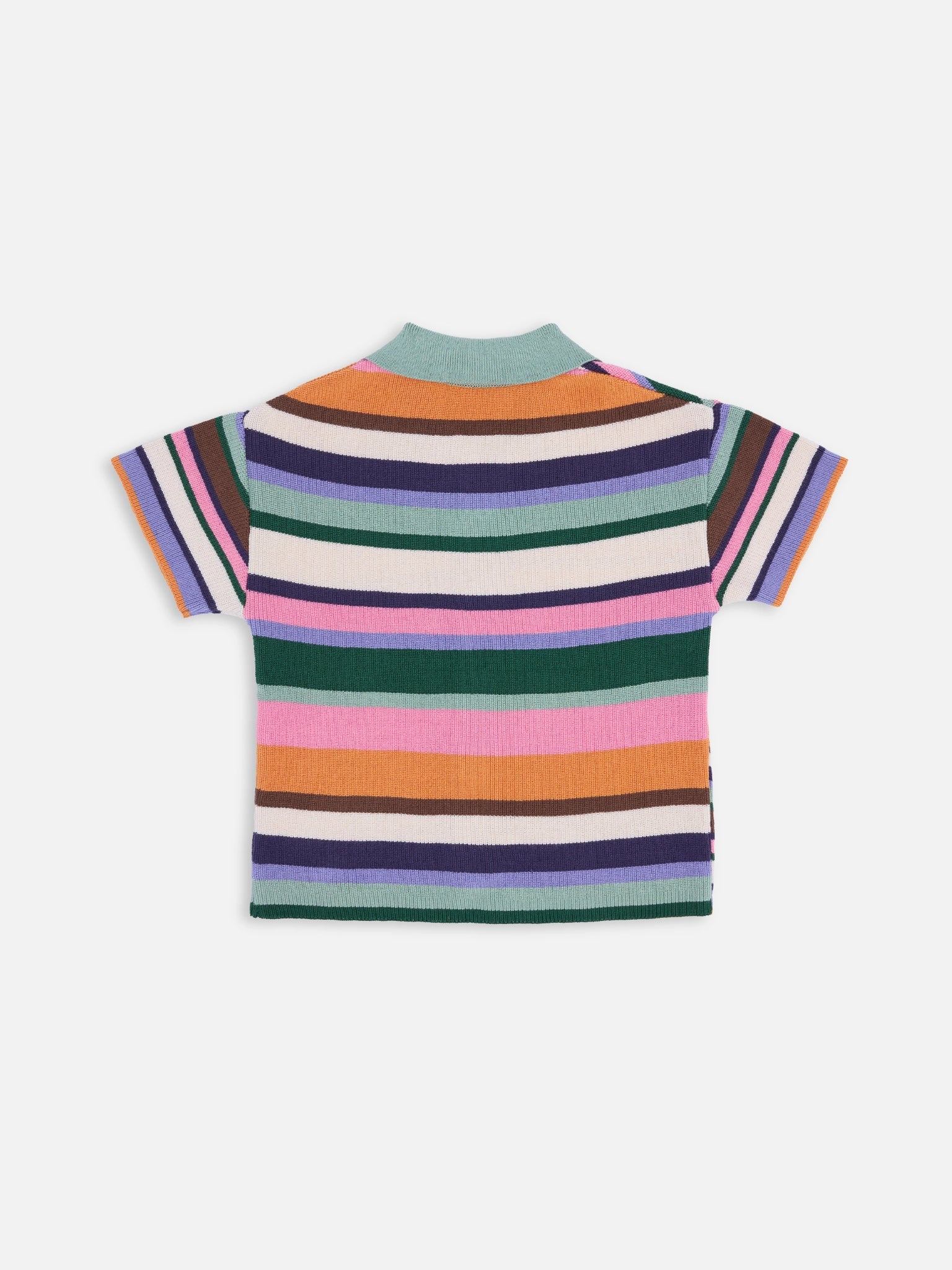 dziecięca koszulka polo w paski bawełna organiczna kolorowy children's polo shirt organic cotton baumwolletop kinder poloshirt bio-baumwolle