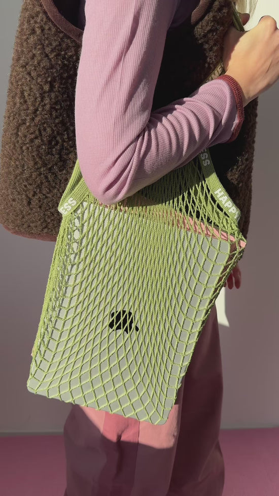 torba bawełniana siatkowa green tea