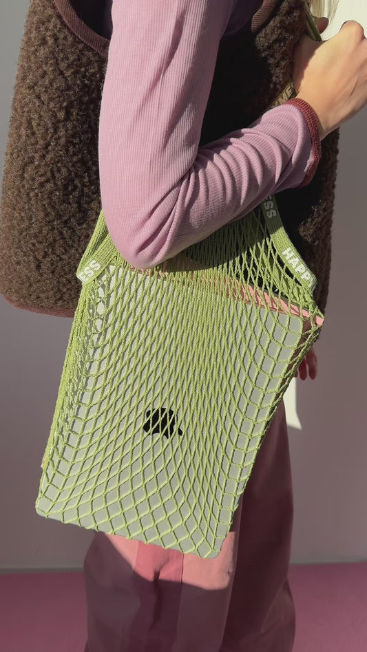 torba bawełniana siatkowa green tea