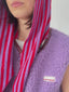 woolen headscarf - berry bloom