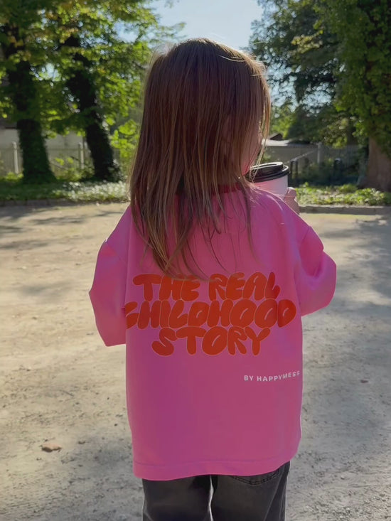 koszulka longsleeve - candy pink