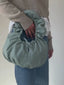 scrunchie bag - DUSTY BLUE