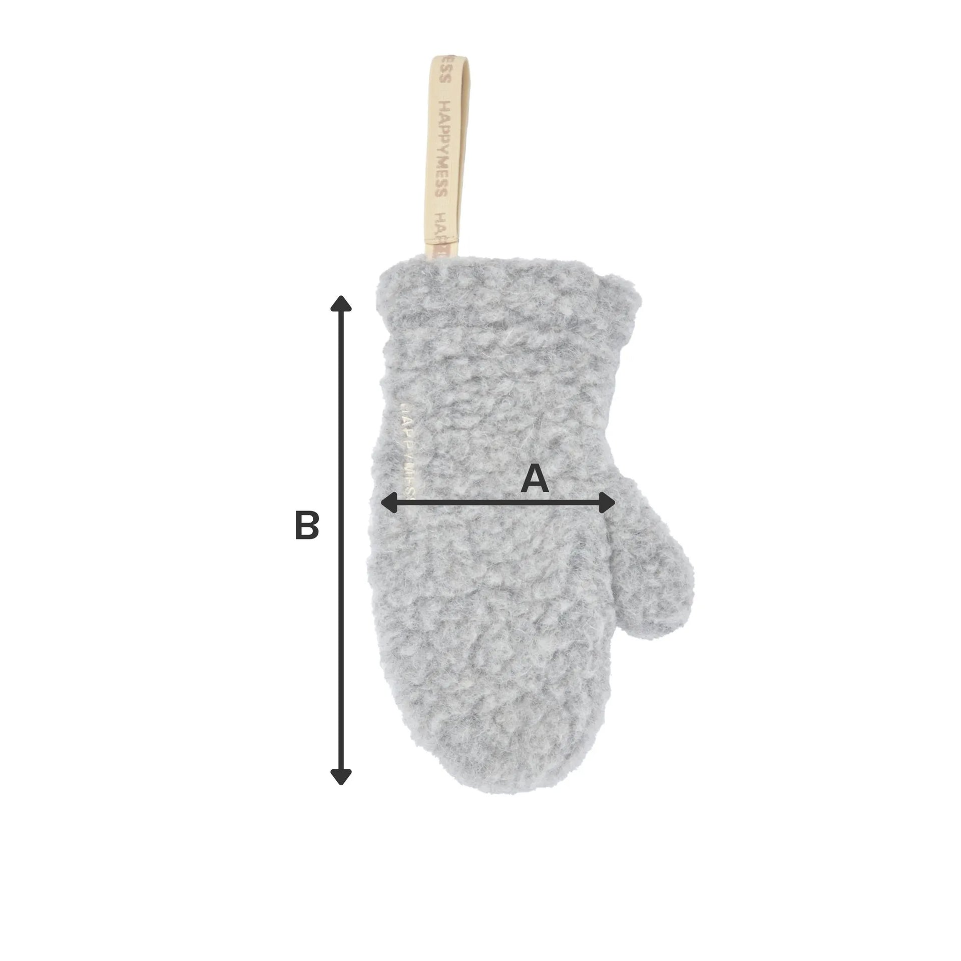 merino gloves with elastic