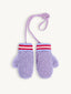 rękawiczki merino - lilac cloud