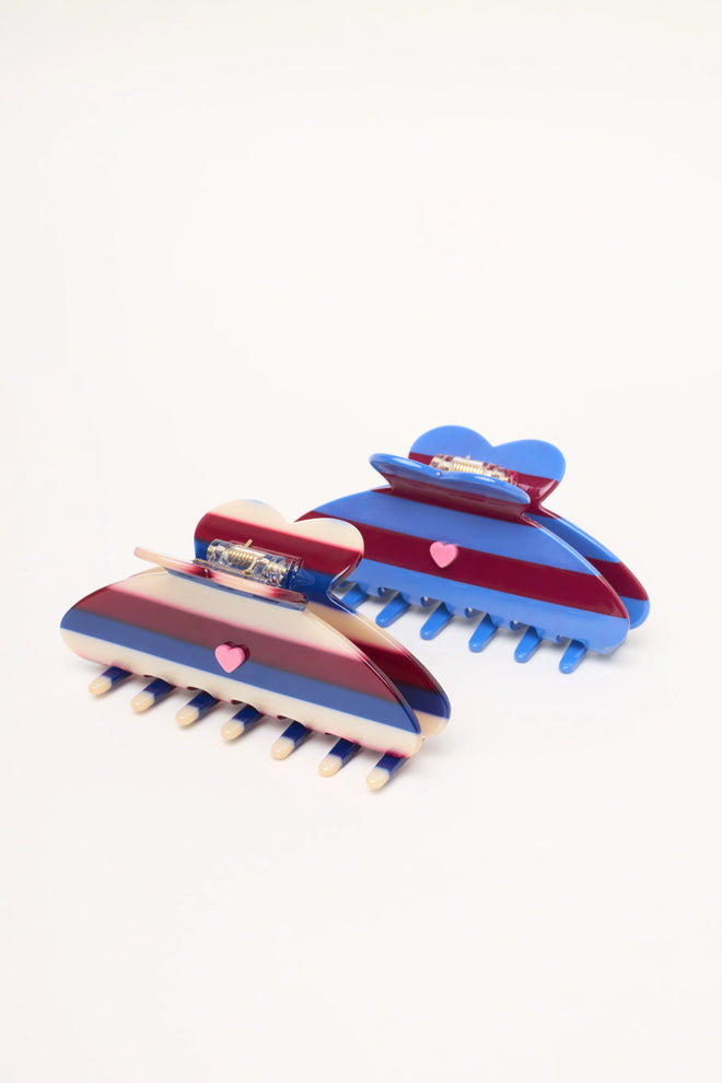 hair clip - berry breeze