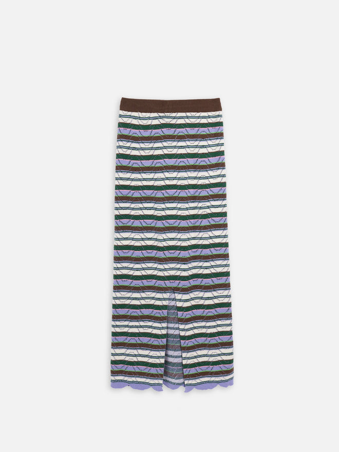 letni zestaw w paski top i midi spódnica bawełna organiczna organic cotton set skirt bio-baumwolle 