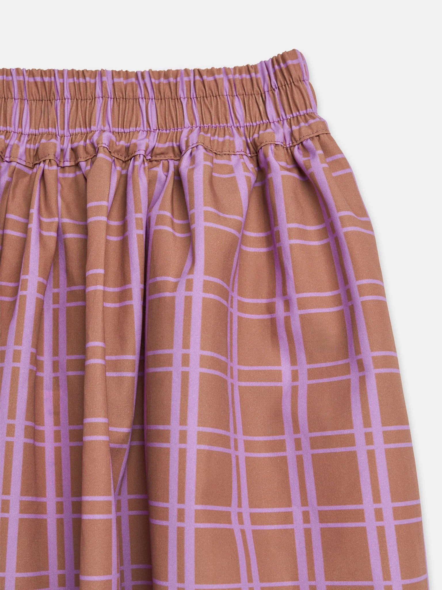 spodnie balloon balonowe bawełniane w kratę cotton pants trousers baumwolle baumwollhosen hose florence blush