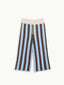 spodnie dziecięce kuloty bawełna organiczna w paski organic cotton culotte przód