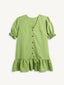 vichy frilled dress - MATCHA GREEN adult 