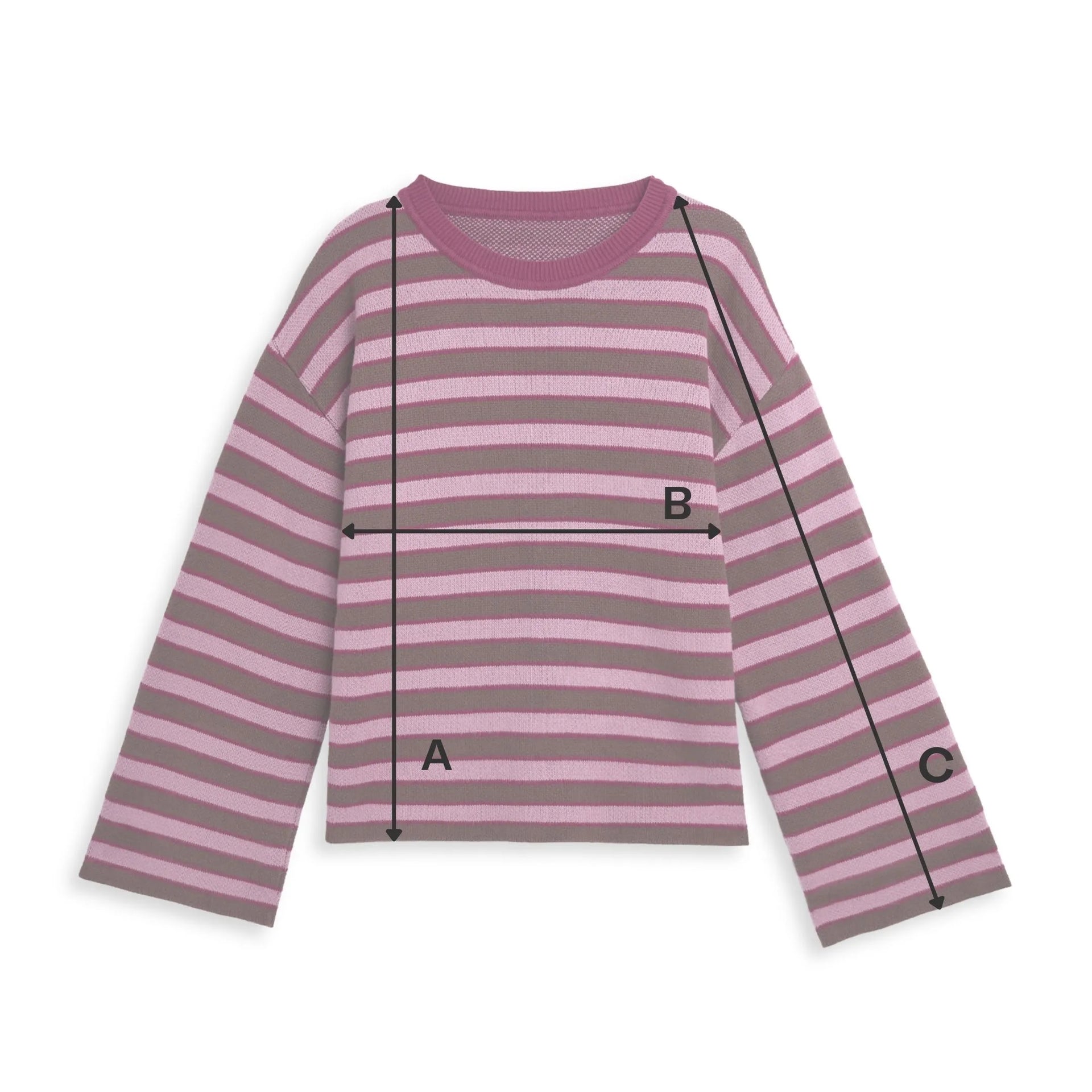 PULLOVER BERRY STRIPES