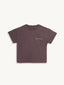 t-shirt dziecięcy edgy dog brązowy bawełna organiczna organic cotton przód