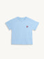 t-shirt dziecięcy niebieski statement bawełna organiczna organic cotton przód