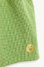 top damski matcha green krata kratka vichy detal haft