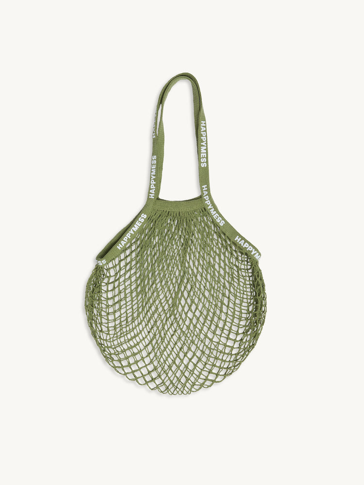 zielona siatkowa torba na zakupy green bag green tea