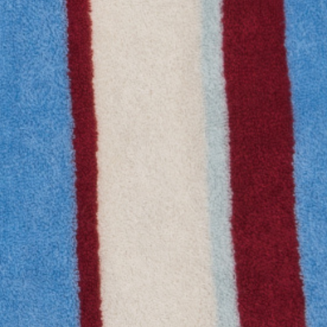 torba z bawełny organicznej w paski marina stripes organic cotton bag detal materiał