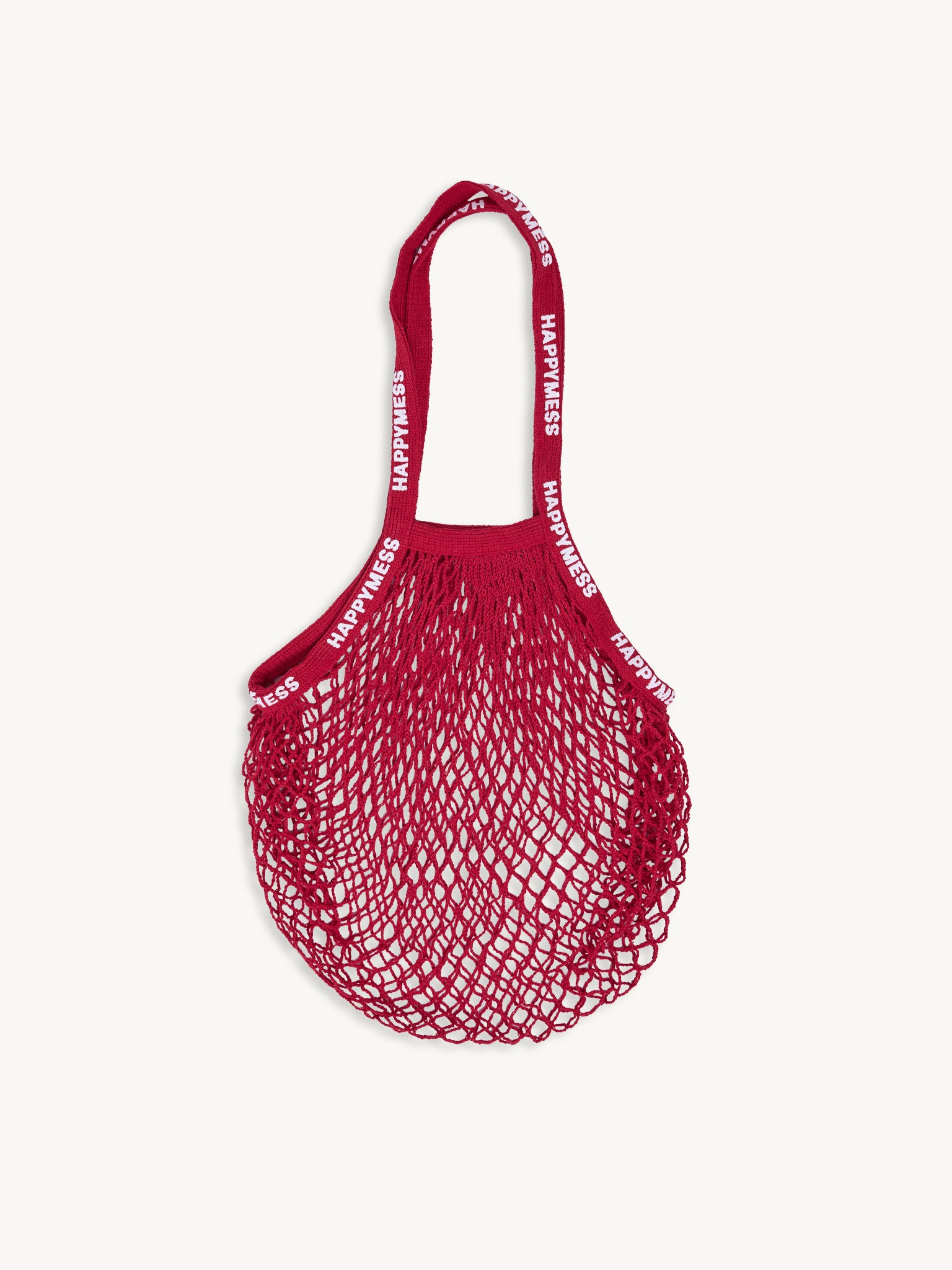 torba bawełniana siatkowa retro red packshot