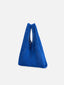 letnia dzianinowa torebka granatowa bawełna organiczna organic cotton crochete bag indigo flower strickhandtasche bio-baumwolle handtasche 