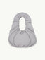 bawełniana torebka scrunchie storm grey przód