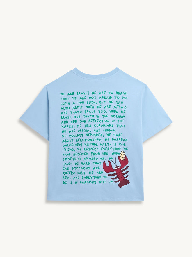 t-shirt damski z nadrukiem bawełna organiczna organic cotton women's damen bio-baumwolle tył