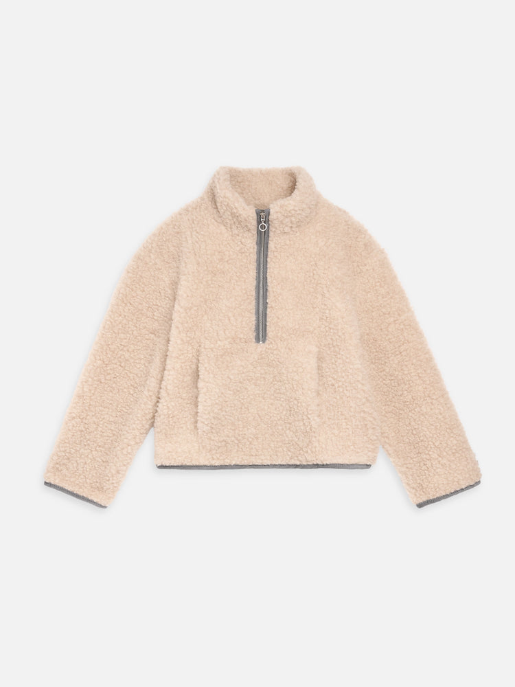 wełniana kurtka kangurka beżowa merino merino wool jacket almond kangaroo 