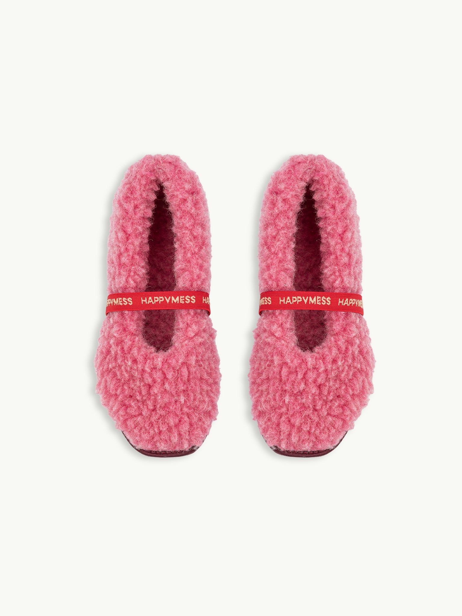 wełniane kapcie damskie merino z gumką woolen slippers dusty pink różowe góra