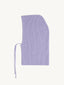 wełniany komin kaptur merino lilac cloud fioletowy balaclava wool