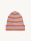 woolen beanie - coral berry