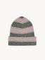 woolen beanie - cozy stripes